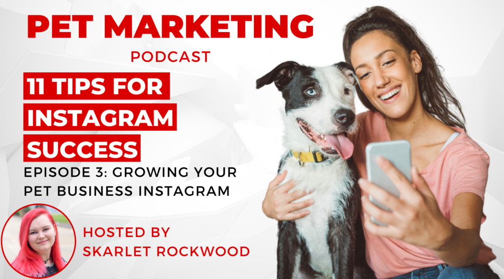 Pet Marketing Podcast Episode 3: Growing Your Pet Business Instagram